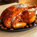 Kip met pecannoten en Bourbon