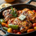 Kip met peperoni en citroen