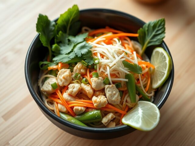 Kip met peultjes uit Vietnam (aangepast)