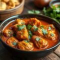 Kip met Tomaat op Indiase Wijze