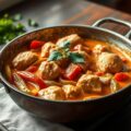 Kip paprika pan