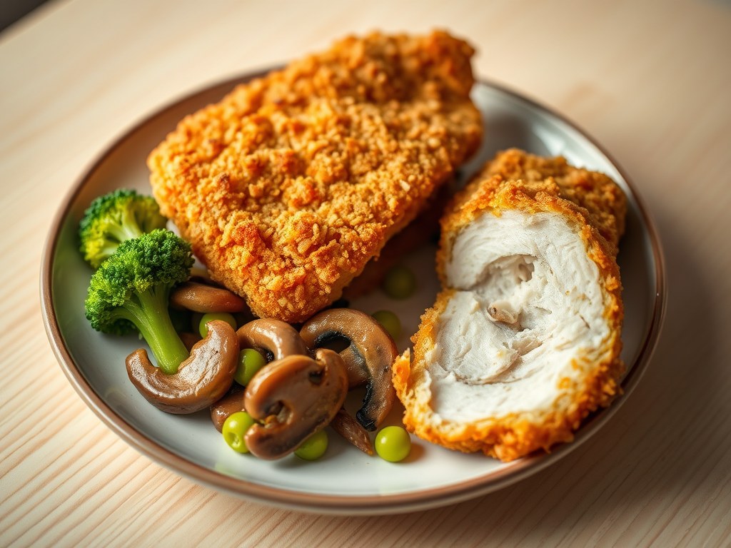 Kip Tonkatsu, AI-gegenereerde illustratie
