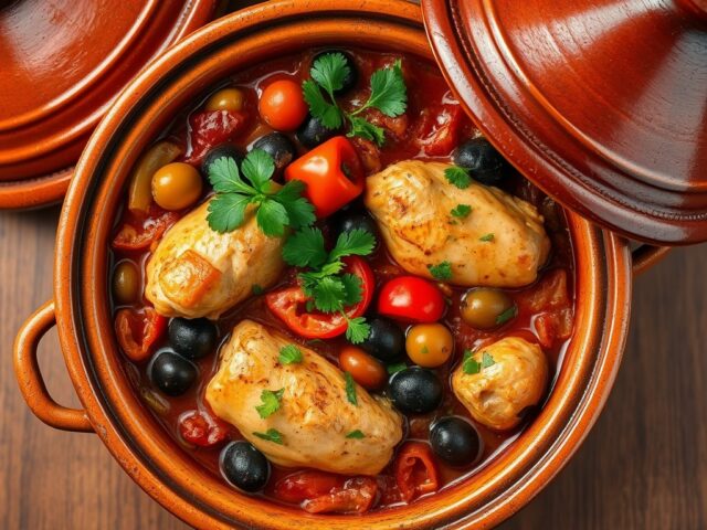 Kip uit tajine