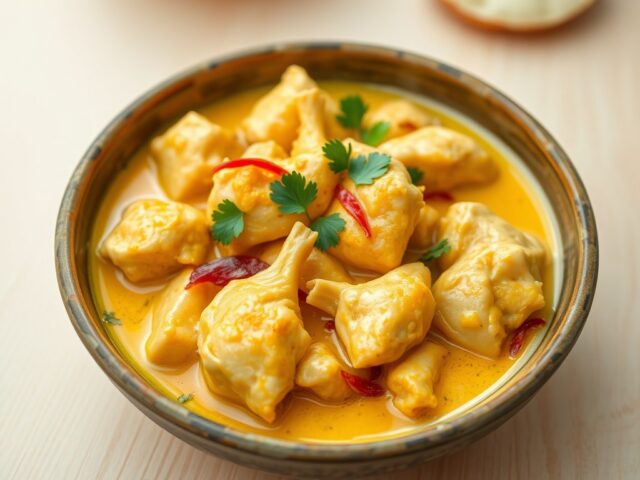 Kipcurry met witloof