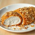 Kipfilet in een amandeljasje