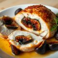 Kipfilet met vijgenvulling