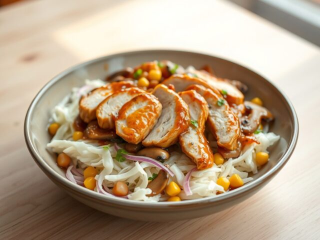 kipfilet met witte kool
