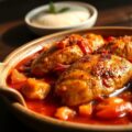 Kipfilet op z’n Spaans gestoofd