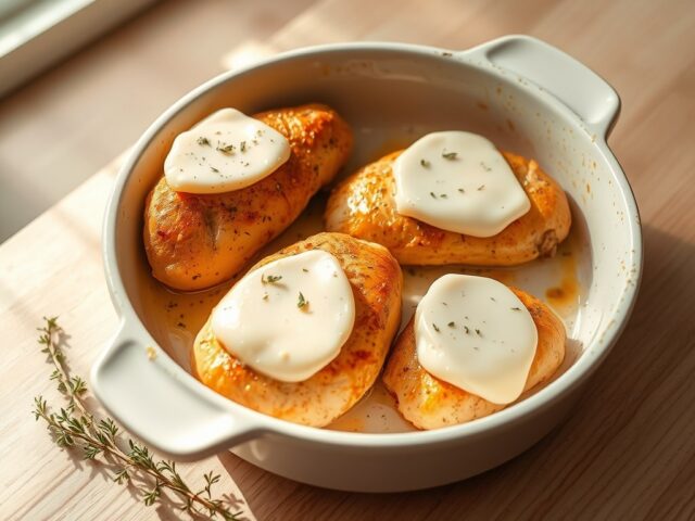 kipfilets met camambert