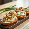 Kippaté met walnoot (tapas)