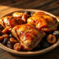 Kippendijen uit de Oven met Gedroogde Vruchten