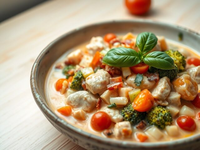 Kippenragout met groenten