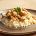 Kippenragout met rijst