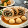 Kiprolletjes gevuld met lamsvlees