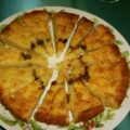 Boterkoek met appel en amandelspijs