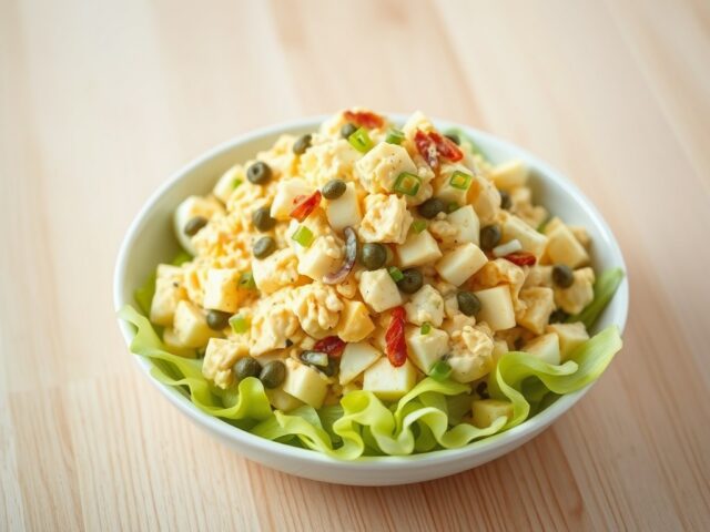 Klassieke eiersalade