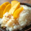 Kleefrijst met mango