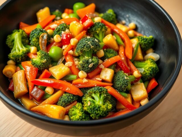 Kleurige groentemix