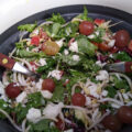 Knapperige gemengde salade
