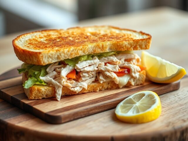 Knapperige sandwich