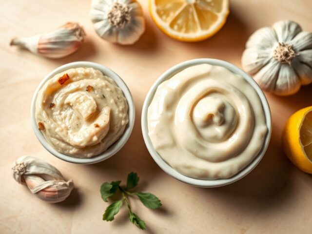 Knoflookpasta en Aioli (Versie Jan A)