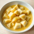 Knolselder met kerriesaus
