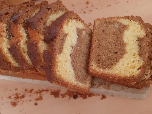Koffie-advocaatcake