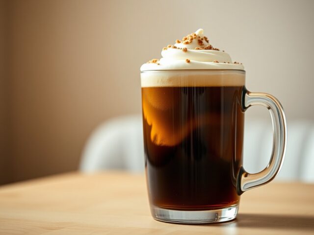 Koffie met Cointreau of Ierse whiskey