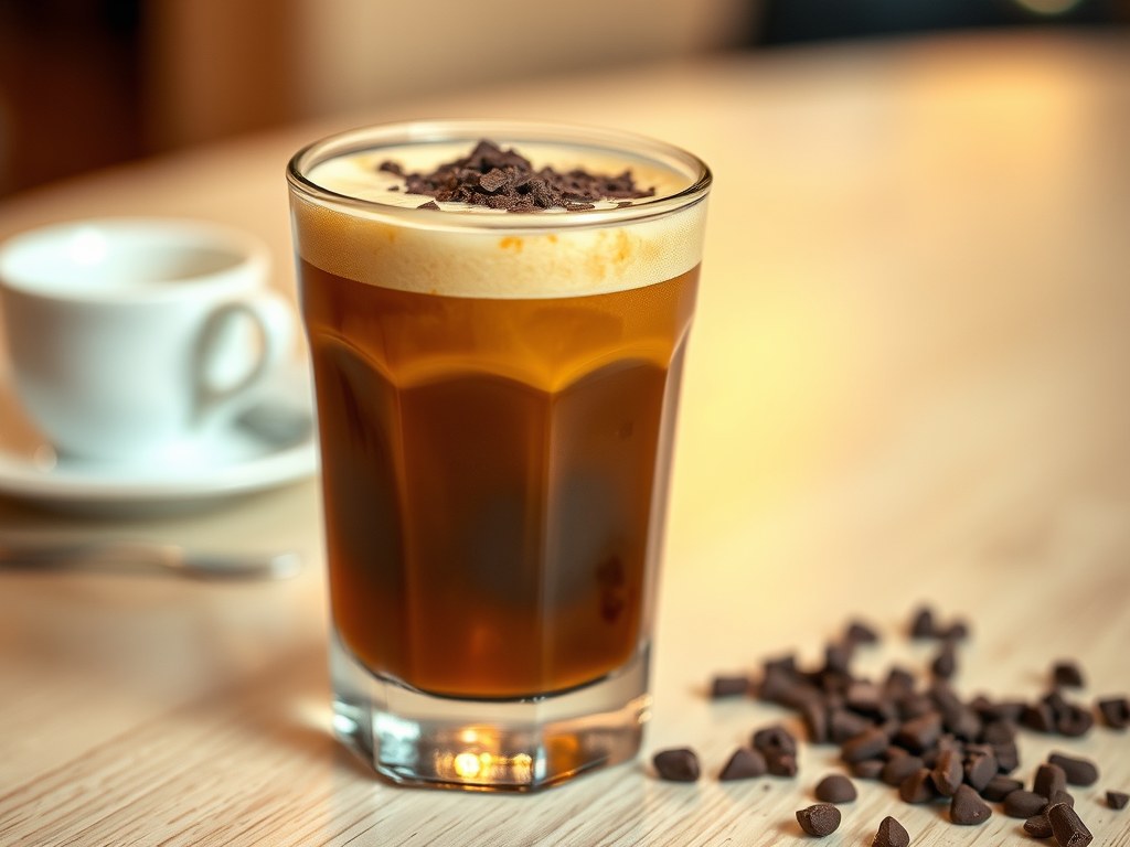 Koffie Tia Maria, AI-gegenereerde illustratie