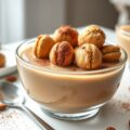 Koffievla + bitterkoekjes