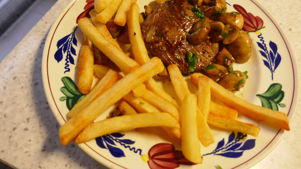 Kogelbiefstuk met champignons
