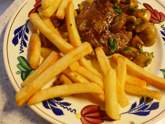Kogelbiefstuk met champignons