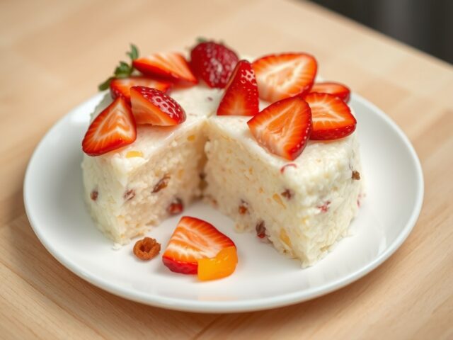 Kokosfruit rijstcake