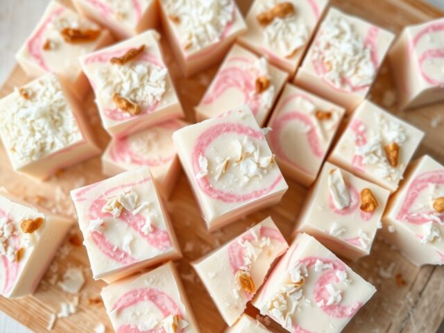 Kokosijs-fudge