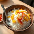 Kokosrijst met mango