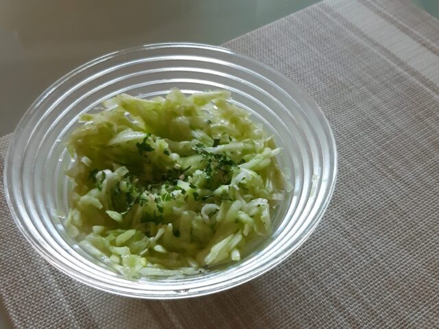 Komkommersalade uit oma’s keuken