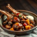 Konijn met Rodenbach en picklesmayonaise