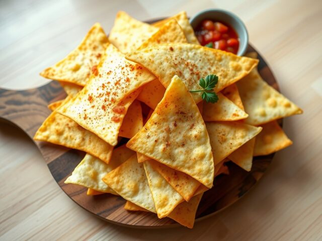 Koolhydraatarme tortillachips