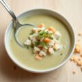 Koude Avocado Soep met Krab