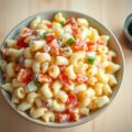 koude macaroni salade