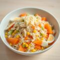 Koude rijstsalade
