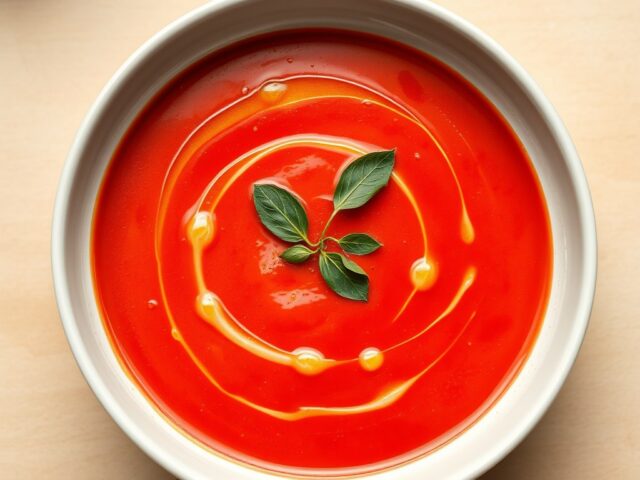Koude tomatensoep
