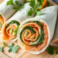 Koude wraps met guacamole