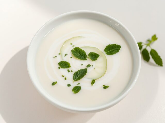 Koude yoghurtsoep