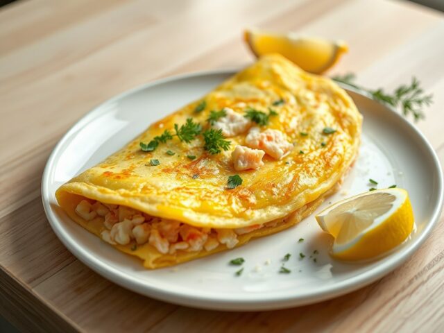 Krab Omelet met Pit