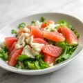 Krab, palmhart en Florida grapefruit salade