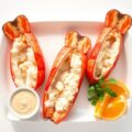 Kreeft met 2 soorten mayonaise