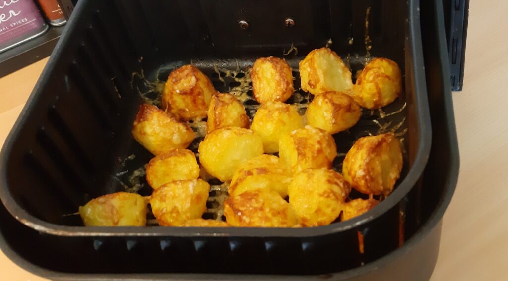 Krieltjes uit de Airfryer met kaas