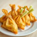 Krokant buideltje met Boursin-bleekselderij