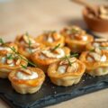 Krokant kaashapje van geitenkaas